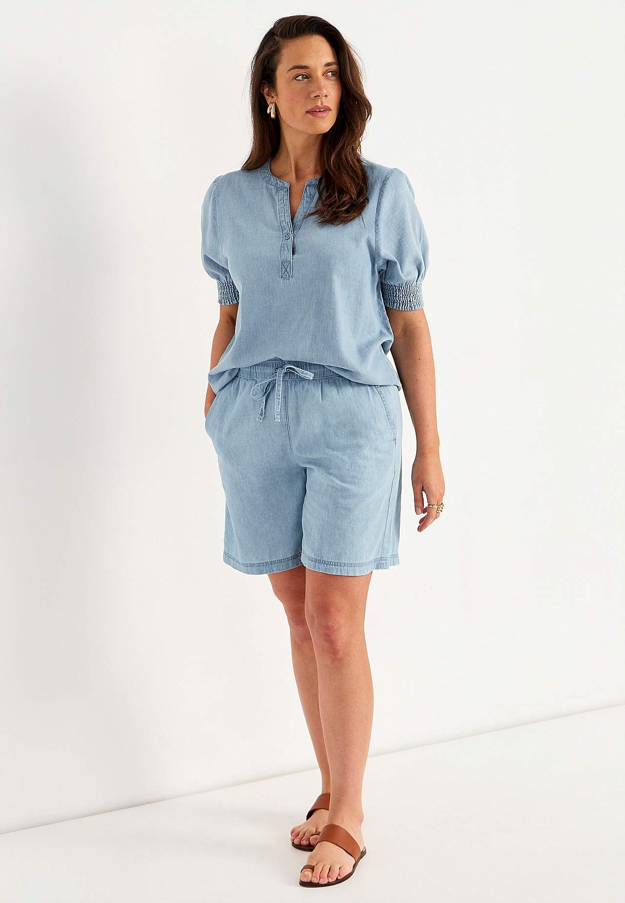 Super měkké džínové kraťasy