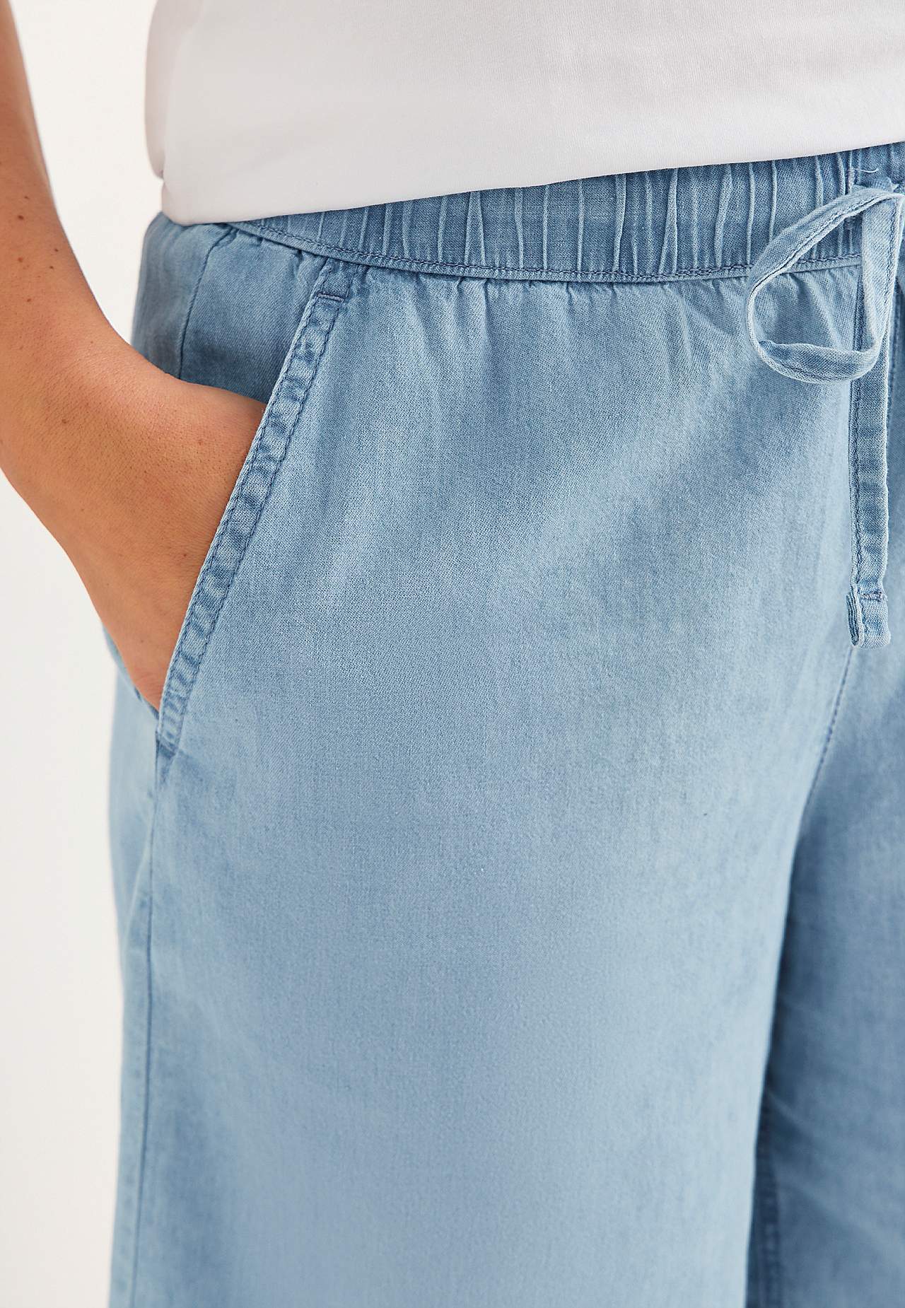 Super měkké džínové kraťasy