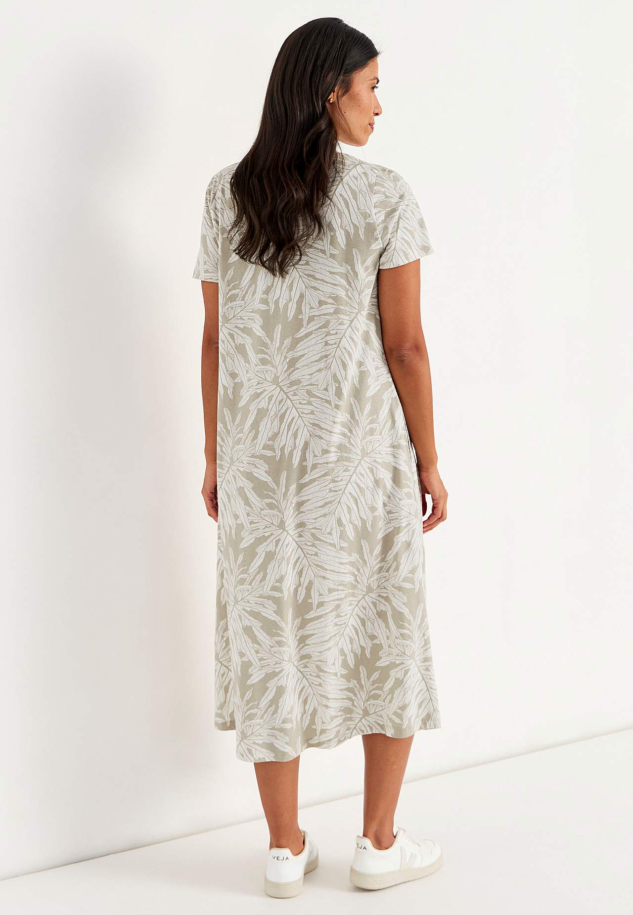 Šaty z organické bavlny s kapsami