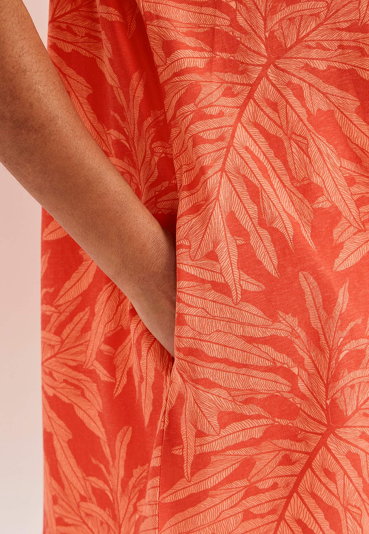 Tunikový top z organické bavlny s kapsami