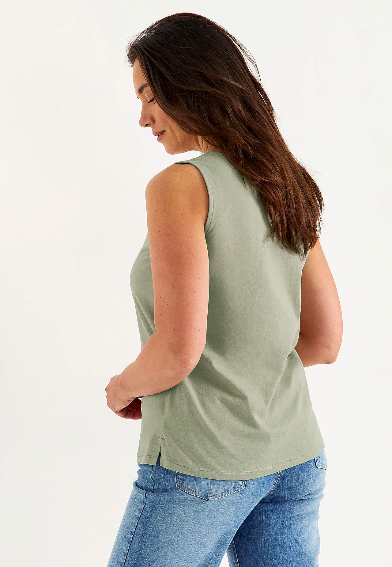 Tílko z měkké a organické bavlny