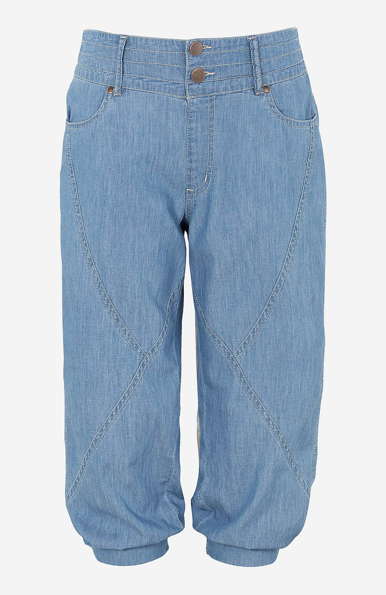 Tkané capri kalhoty Janelle
