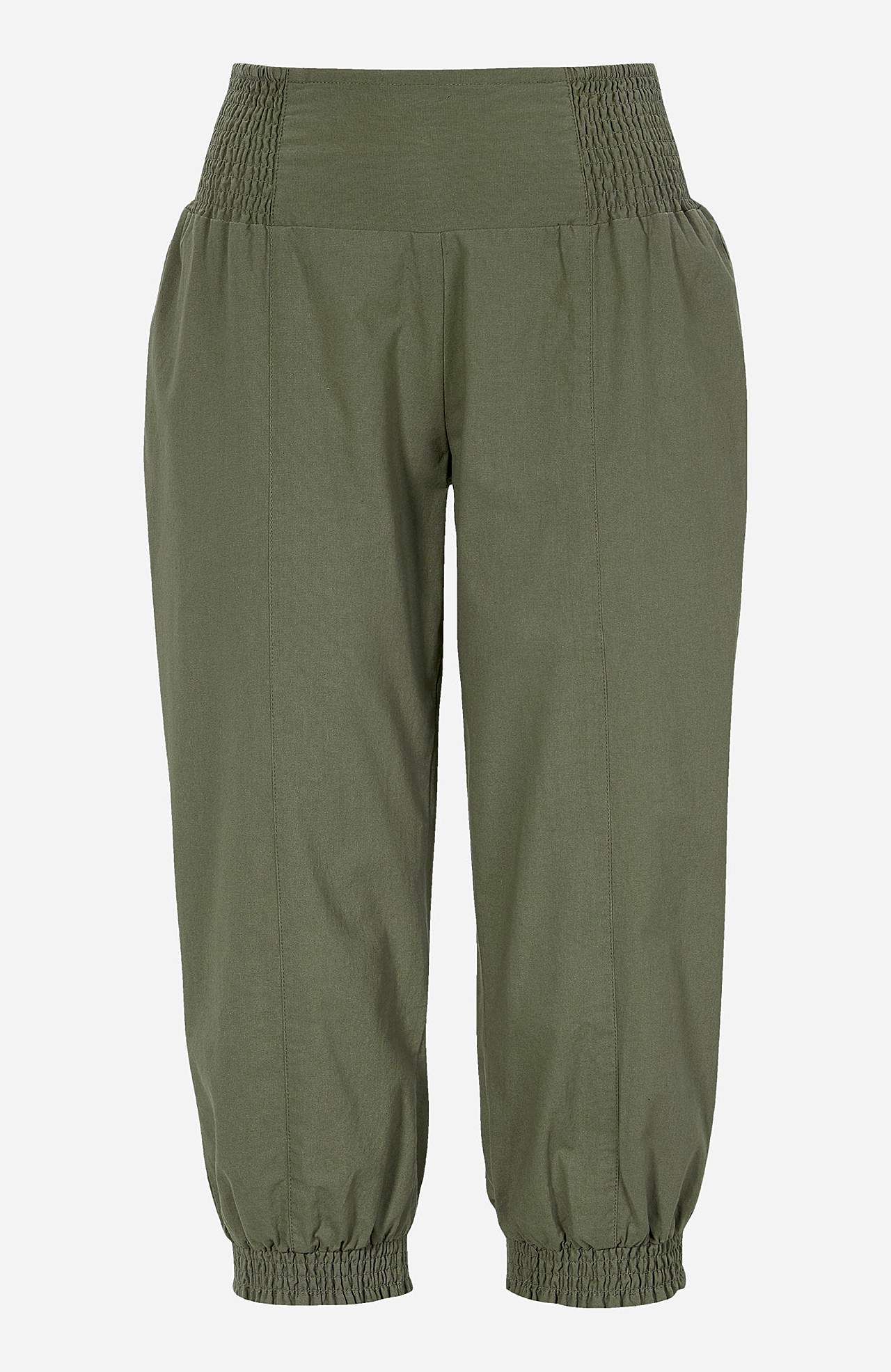 Tkané capri kalhoty Nellie