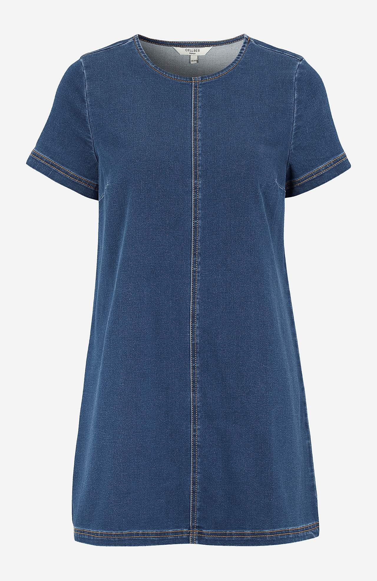 Džinová tunika s krátkým rukávem