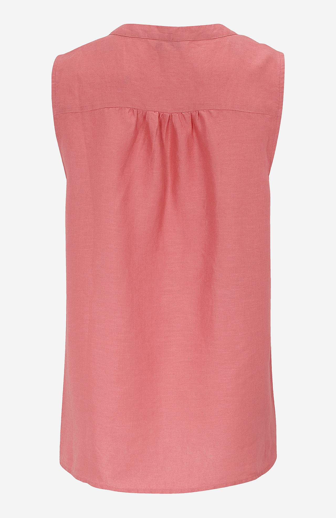 Lněná Premium halenka s designem bez rukávů