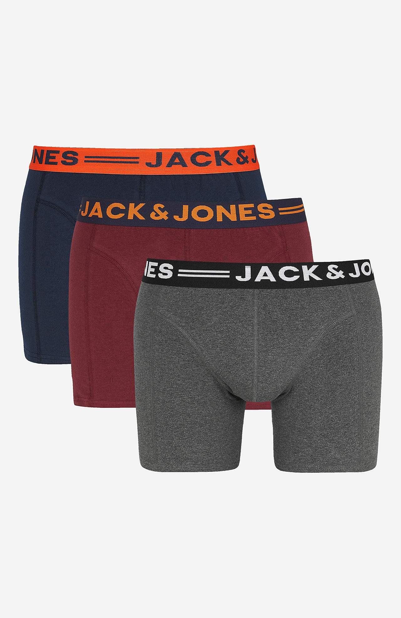 Boxerky s jednolitou barvou 3 kusy