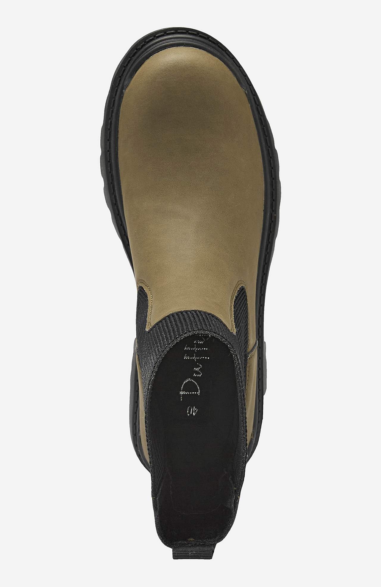 Kožená bota s pohodlnou gumou