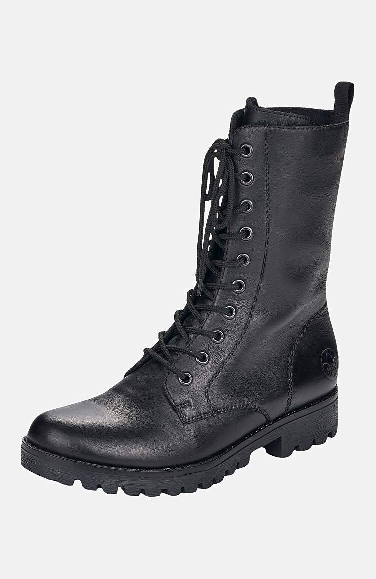 Kožená bota s vysokou holení