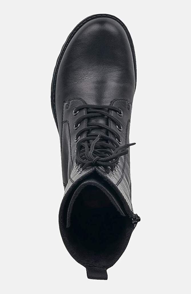 Kožená bota s vysokou holení