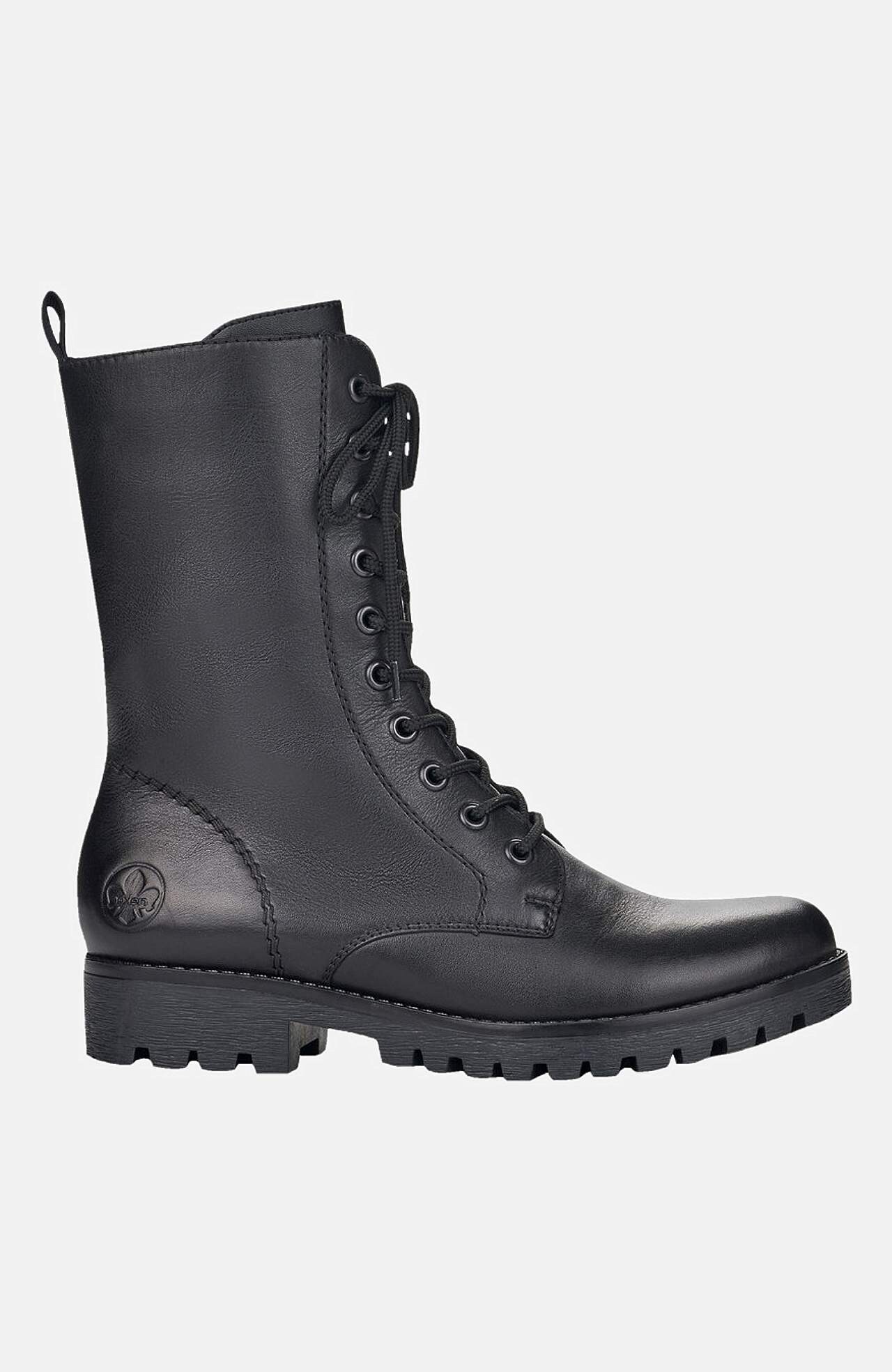 Kožená bota s vysokou holení