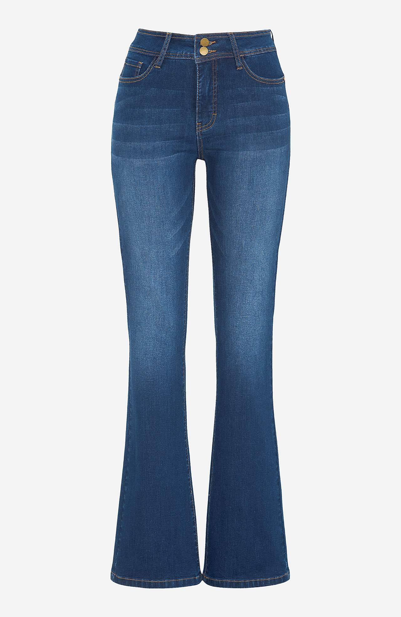 Extra elastické tvarující džíny se střihem bootcut