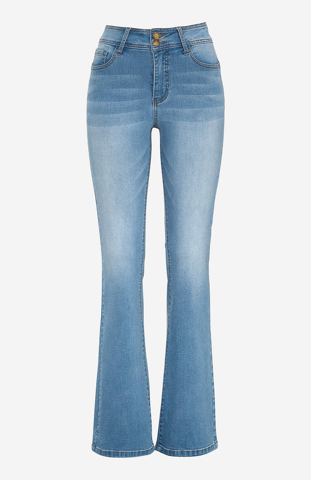 Extra elastické tvarující džíny se střihem bootcut
