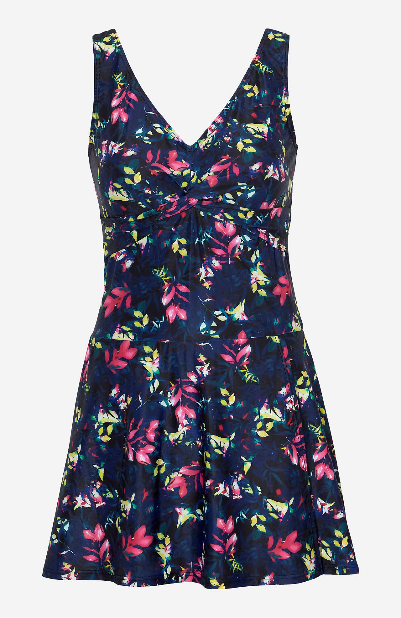 Celoplošně vzorované plavkové šaty