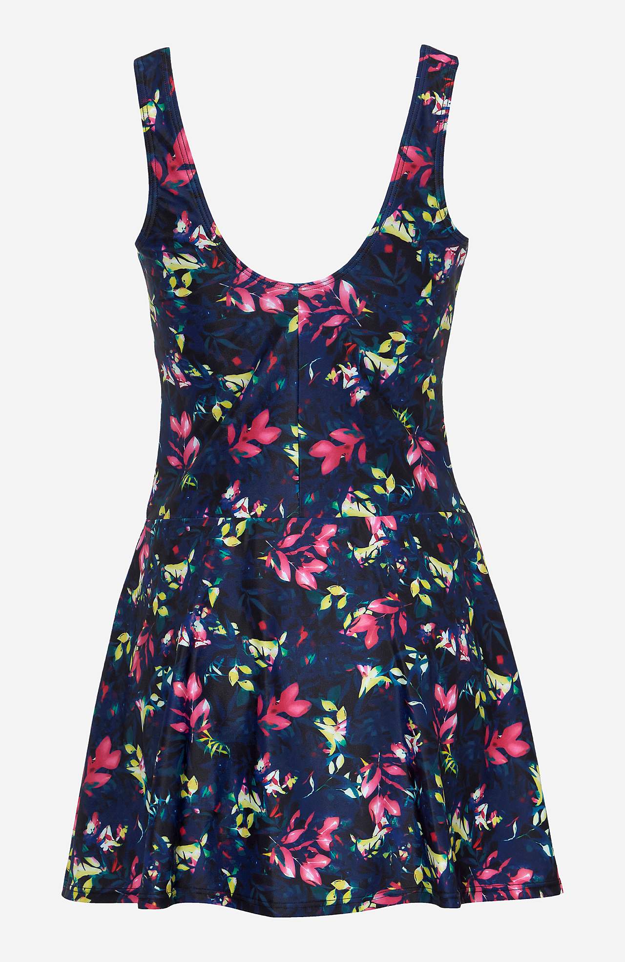 Celoplošně vzorované plavkové šaty