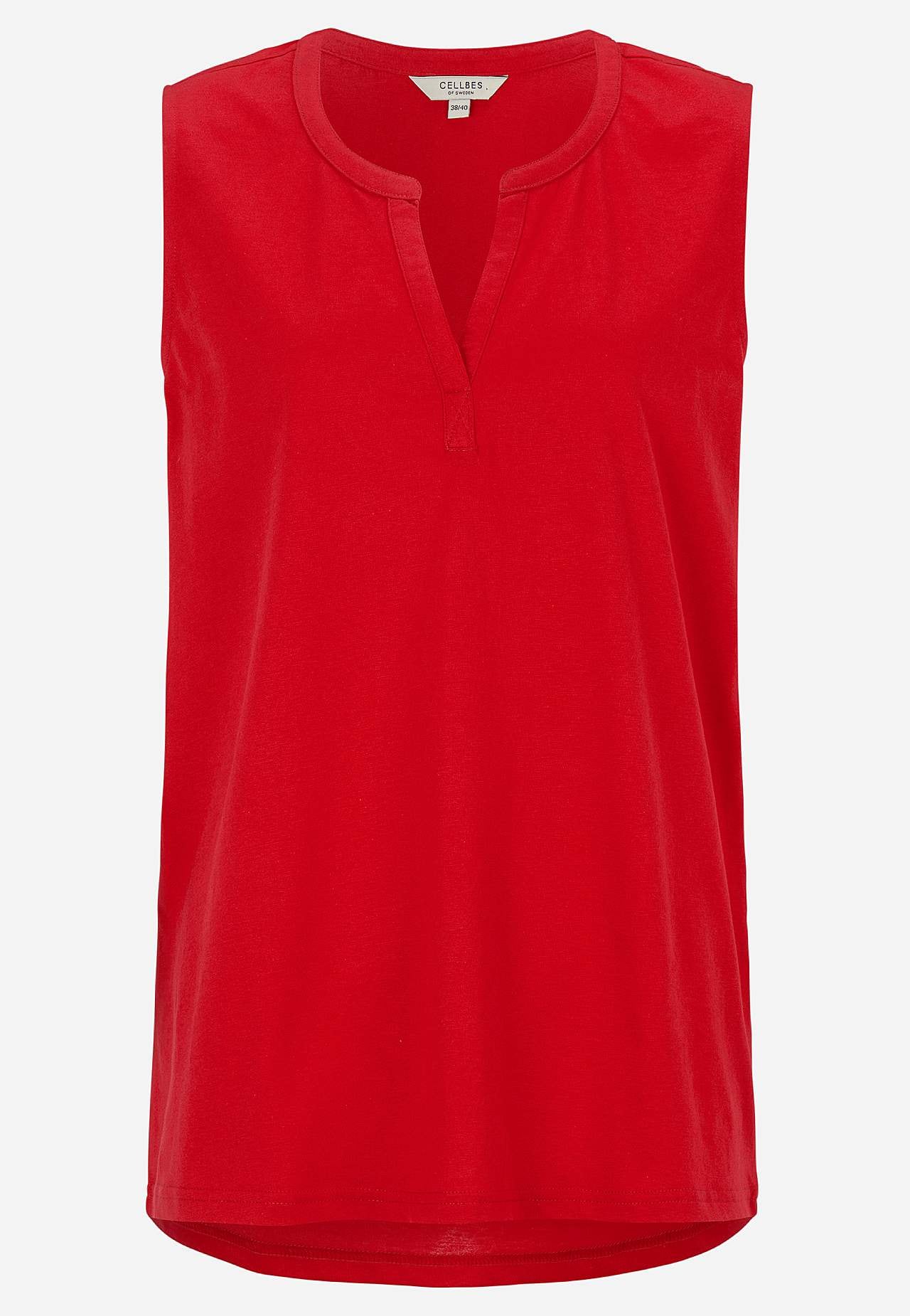 Top z organické bavlny bez rukávu 2 kusy