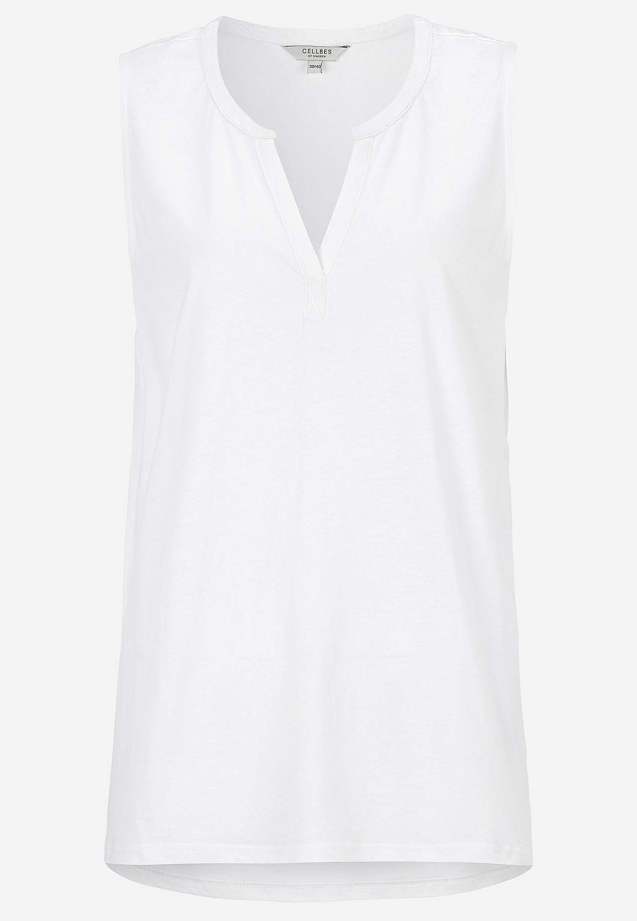 Top z organické bavlny bez rukávu 2 kusy