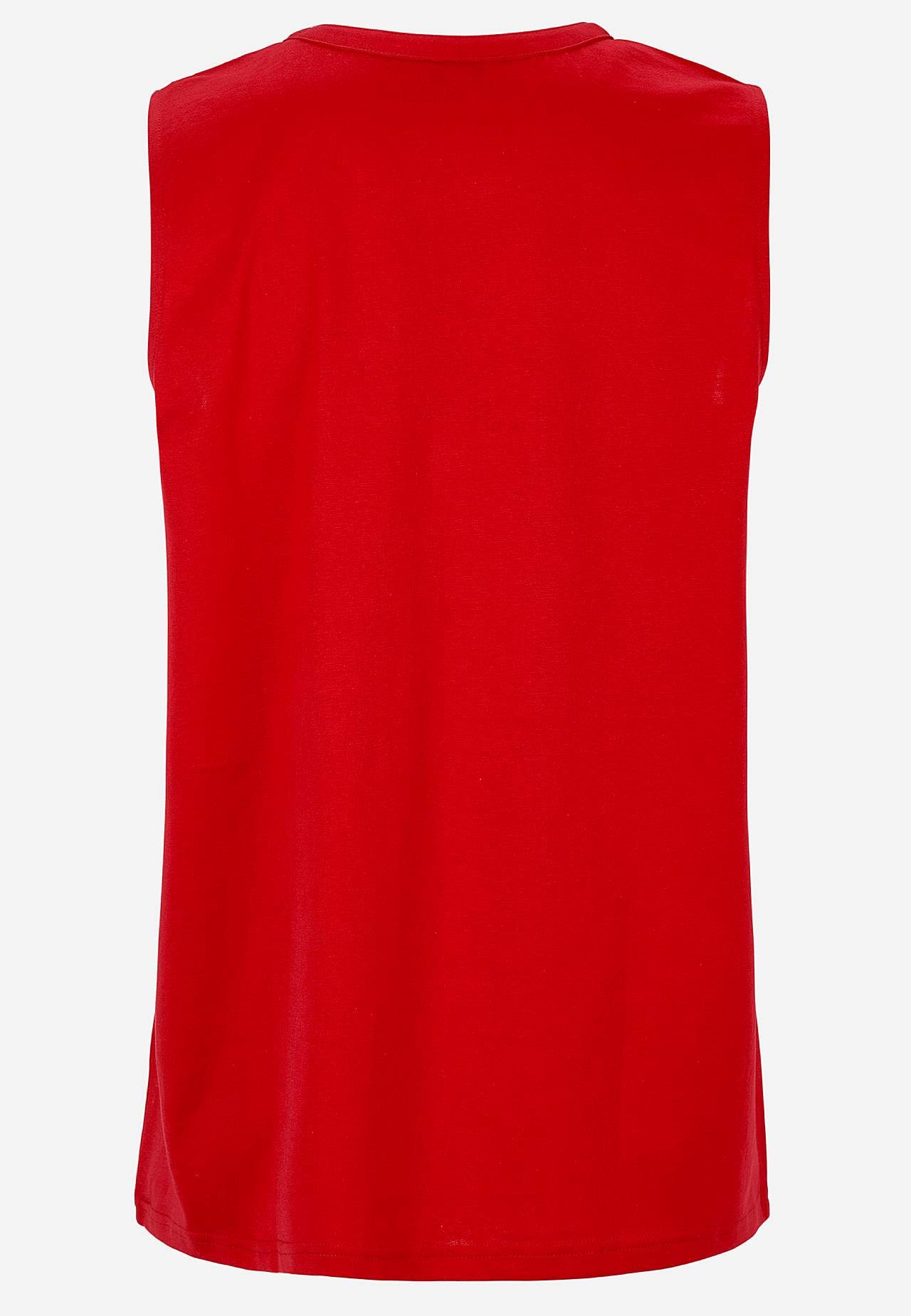 Top z organické bavlny bez rukávu 2 kusy