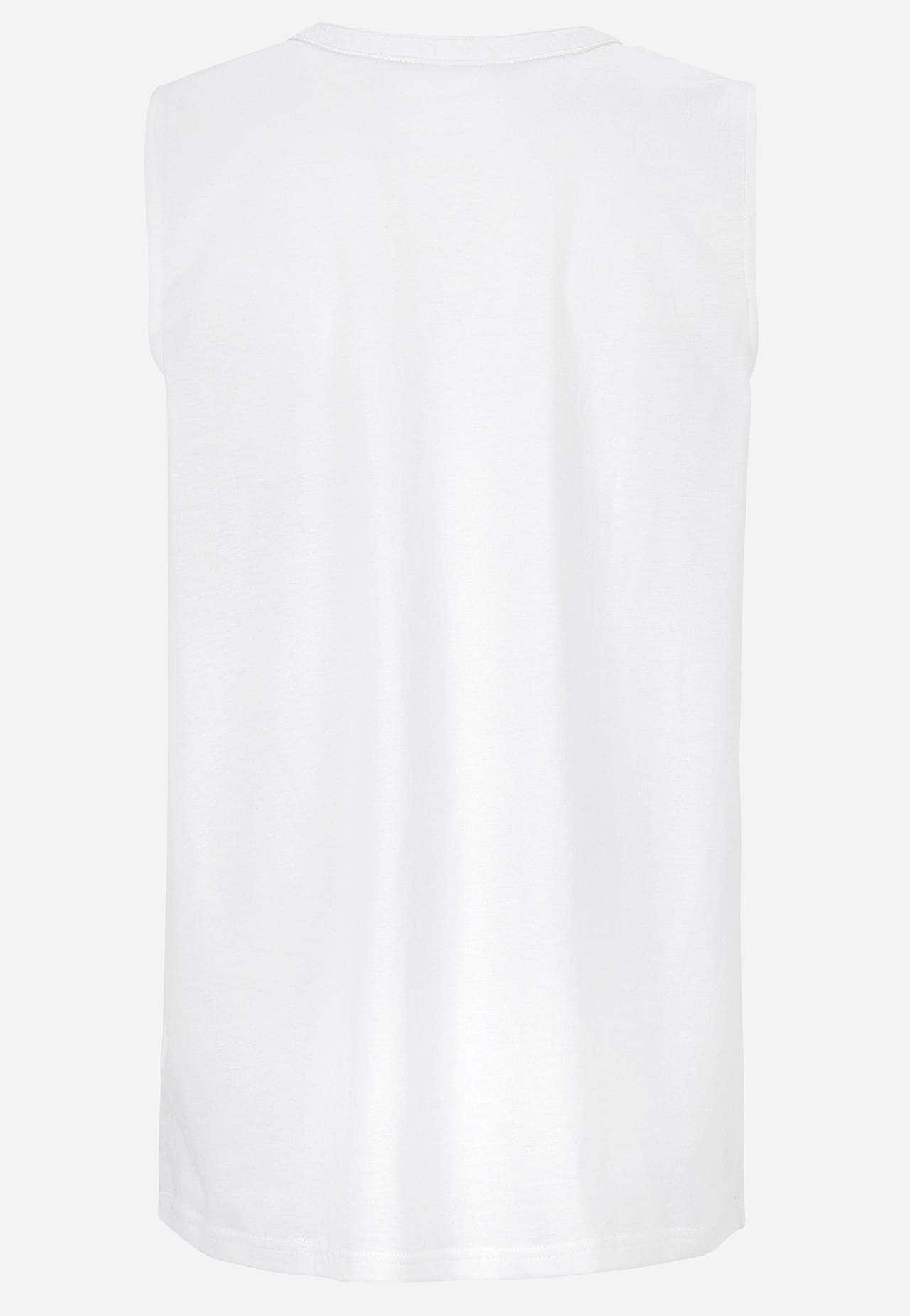 Top z organické bavlny bez rukávu 2 kusy