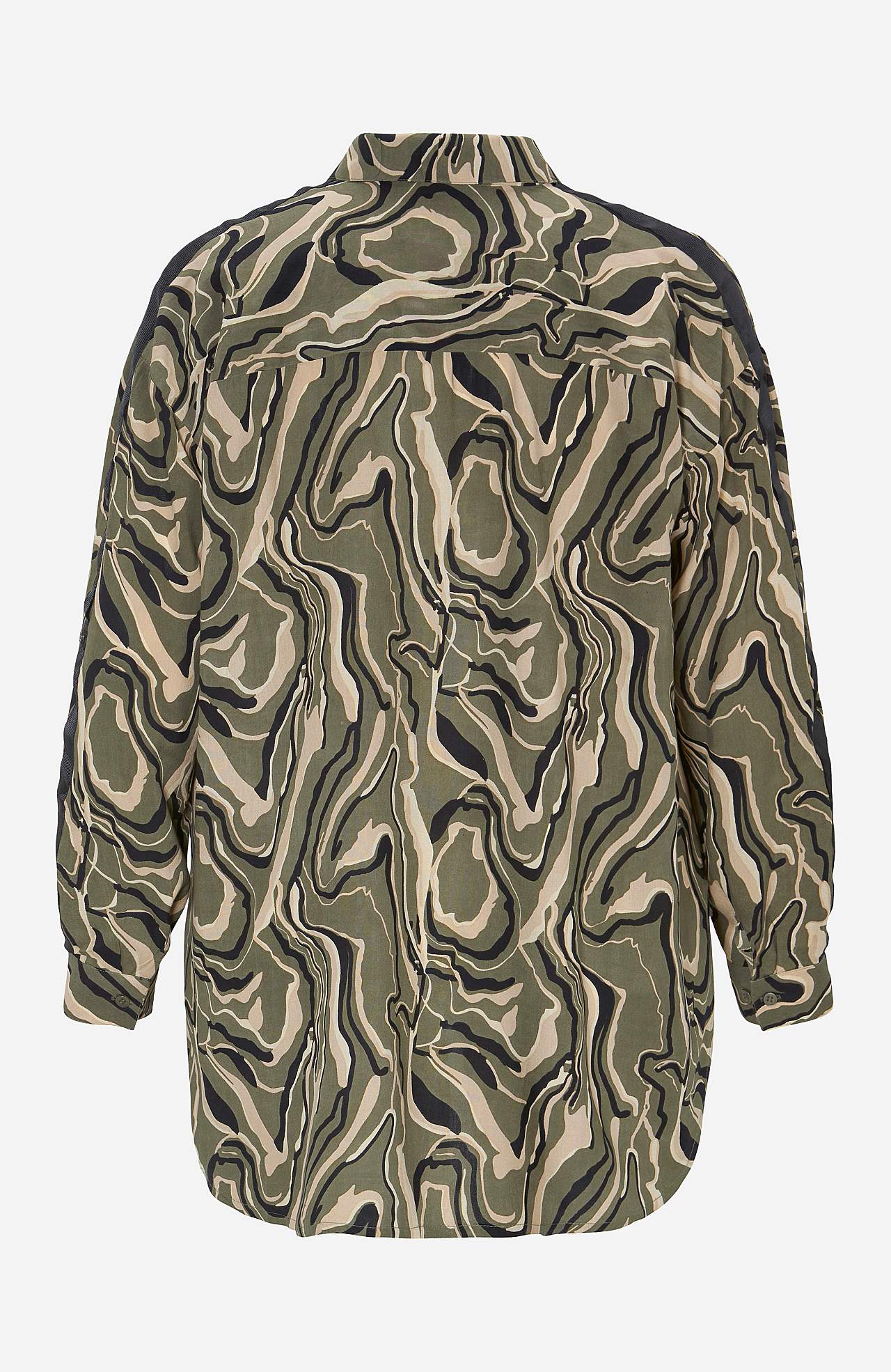 Vzorovaná dlouhá košile