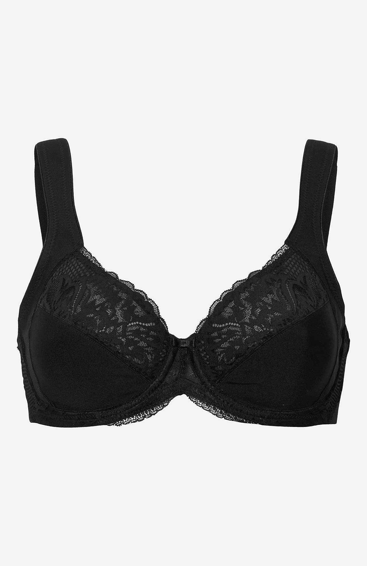 Podprsenka s kosticemi s hezkými krajkovými detaily Modern Lace+ Cotton