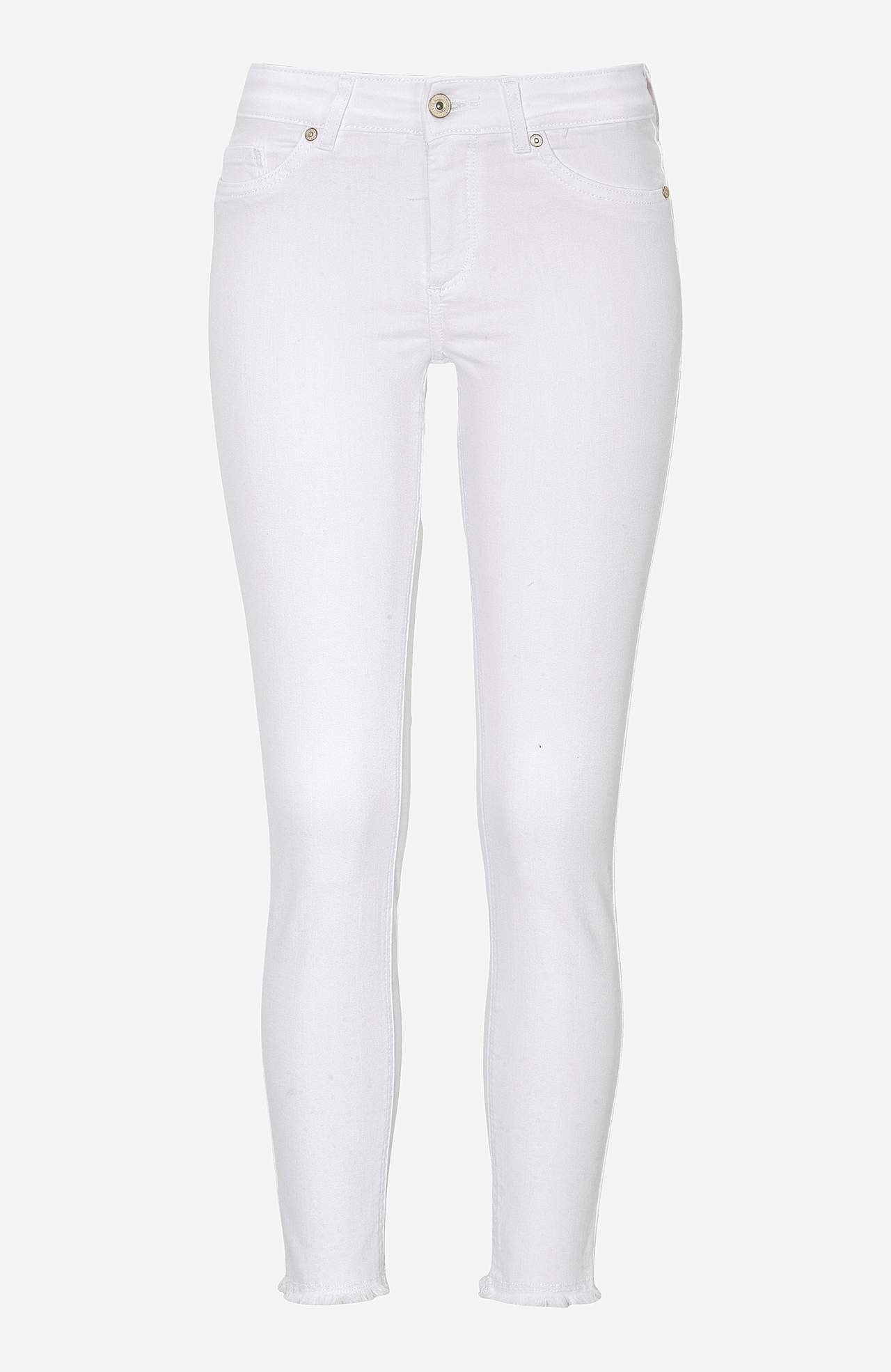 Extra elastické džíny ke kotníkům Blush