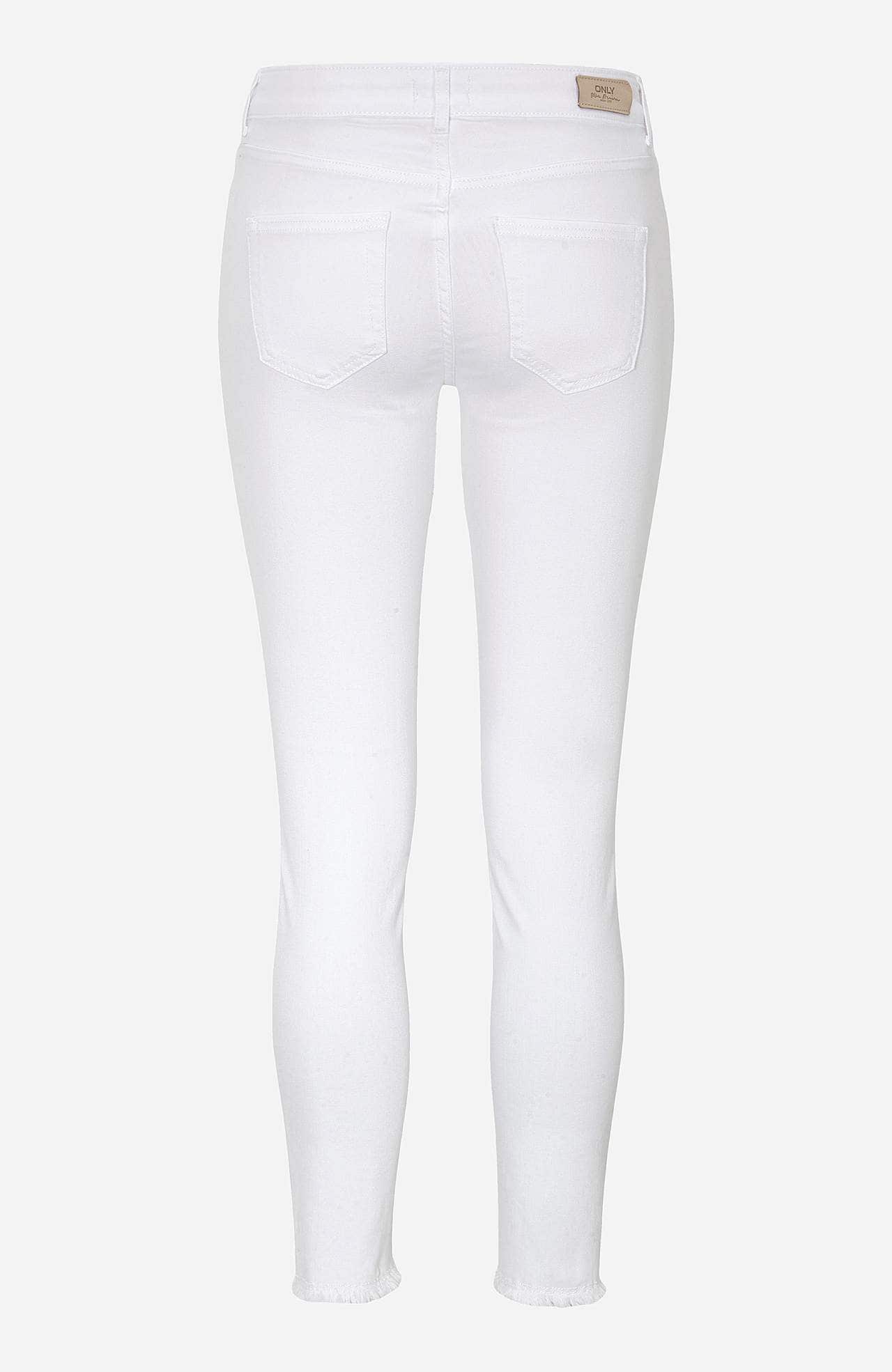 Extra elastické džíny ke kotníkům Blush