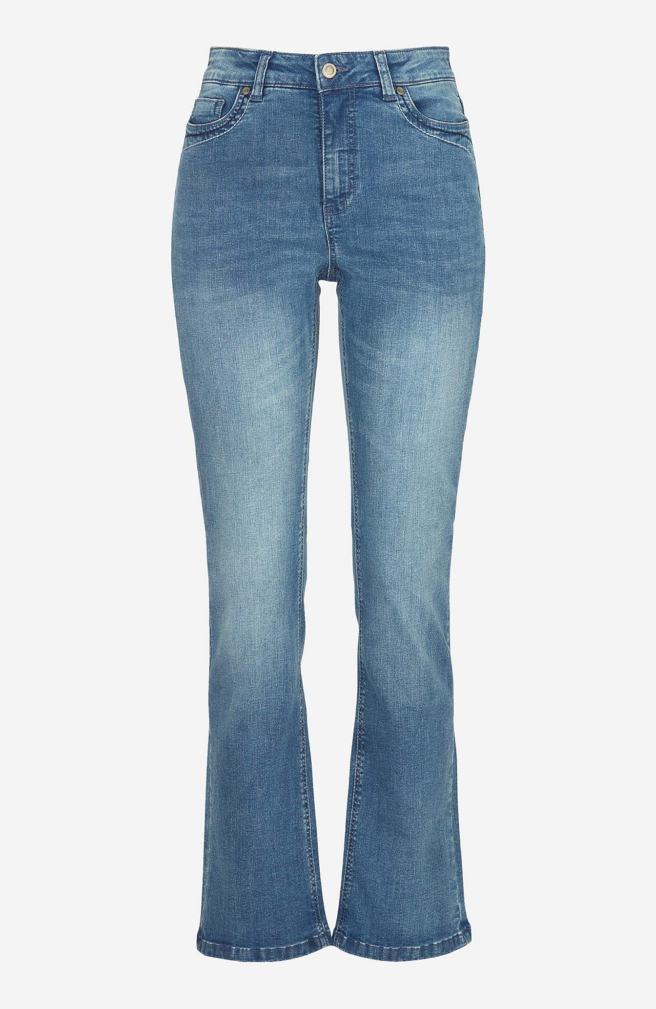 Strečové džíny se střihem bootcut