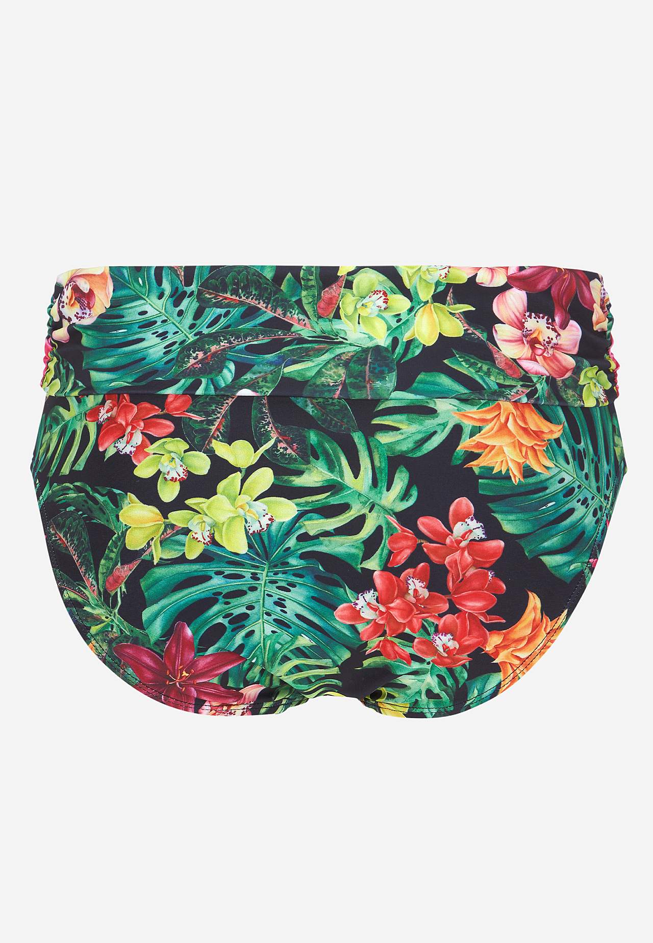Bikiny kalhotky se skládacím okrajem v pase