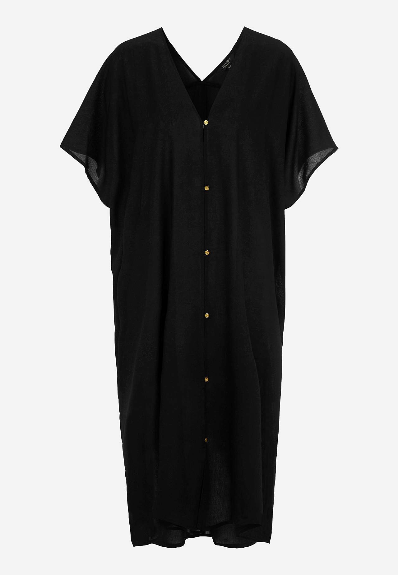 Plážový kaftan s knoflíky