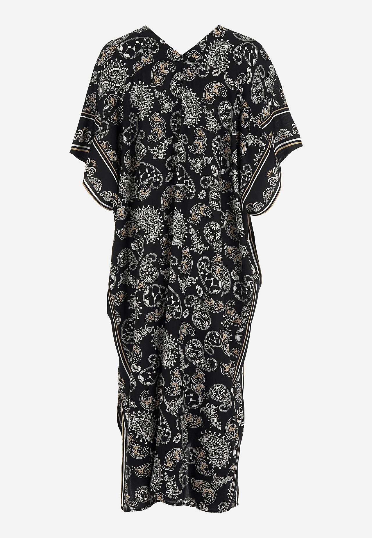 Plážový kaftan s knoflíky