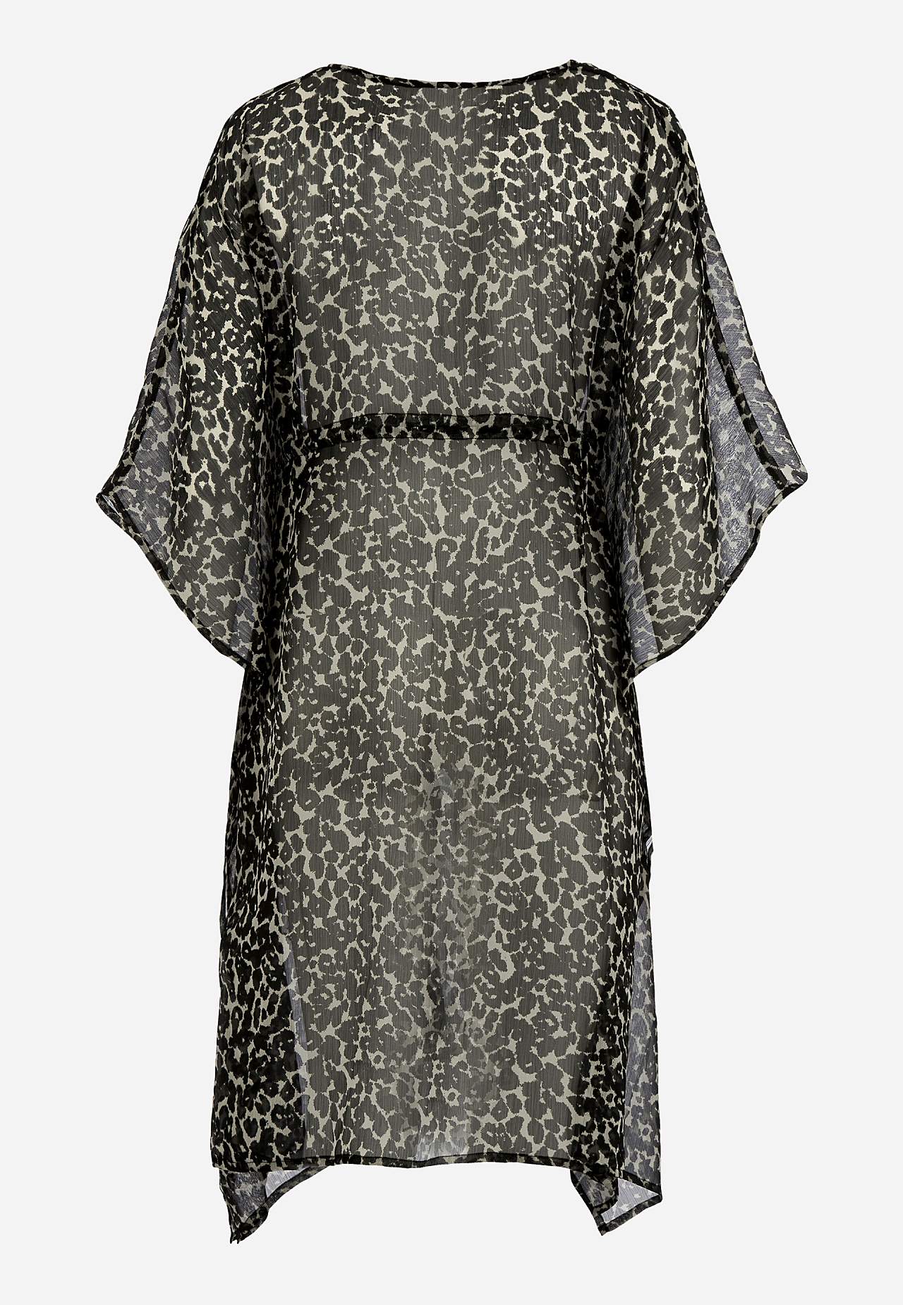 Vzorovaný plážový kaftan