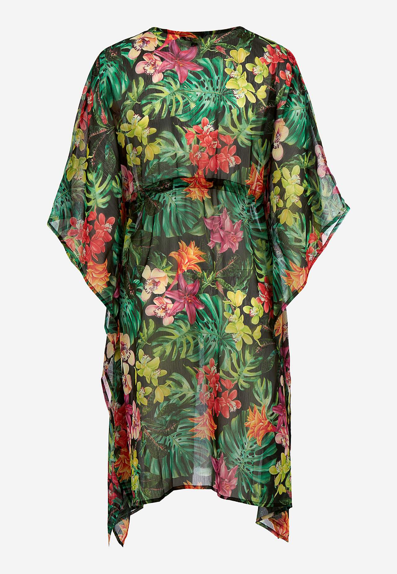 Vzorovaný plážový kaftan