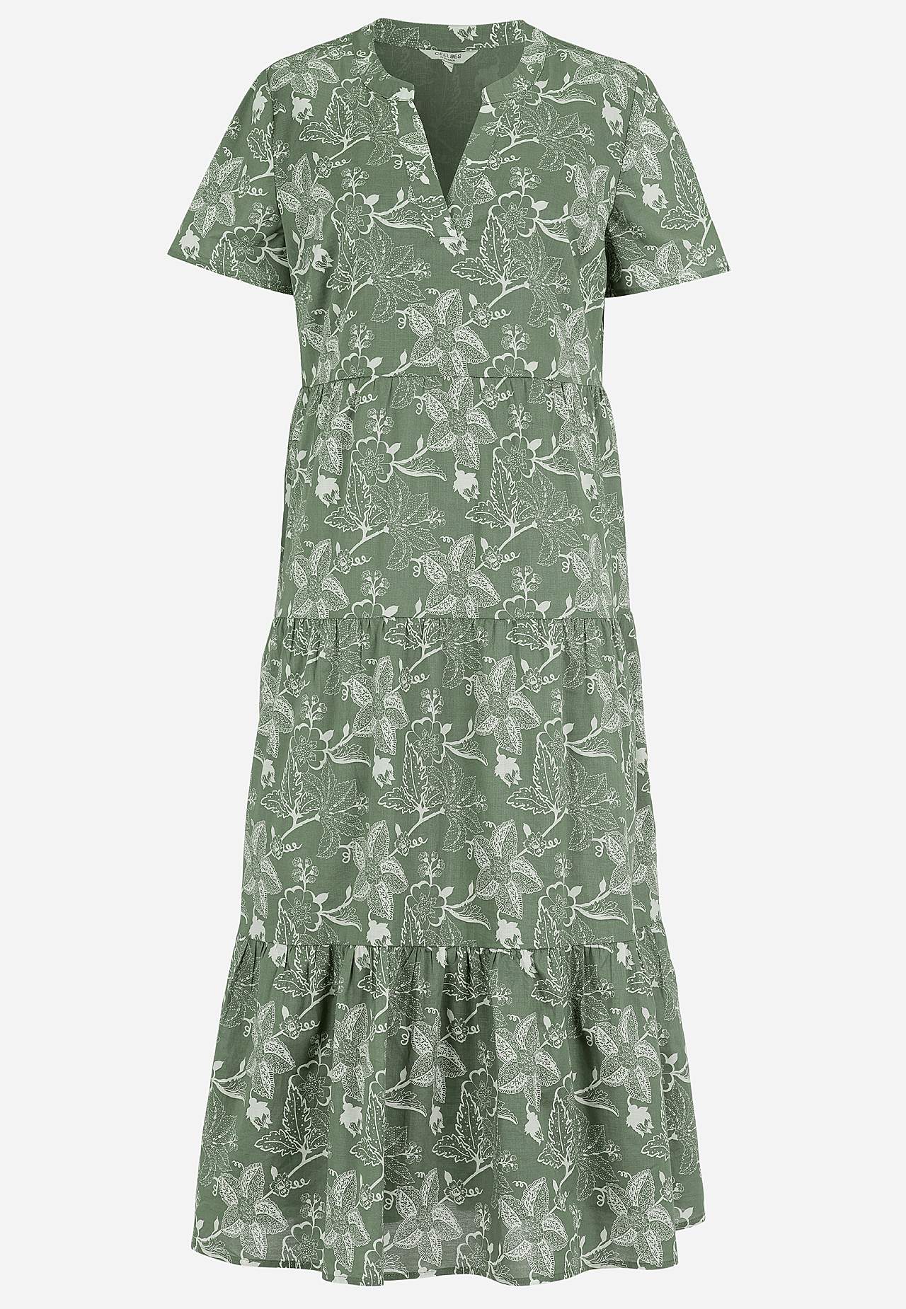 Bavlněné šaty s volánem