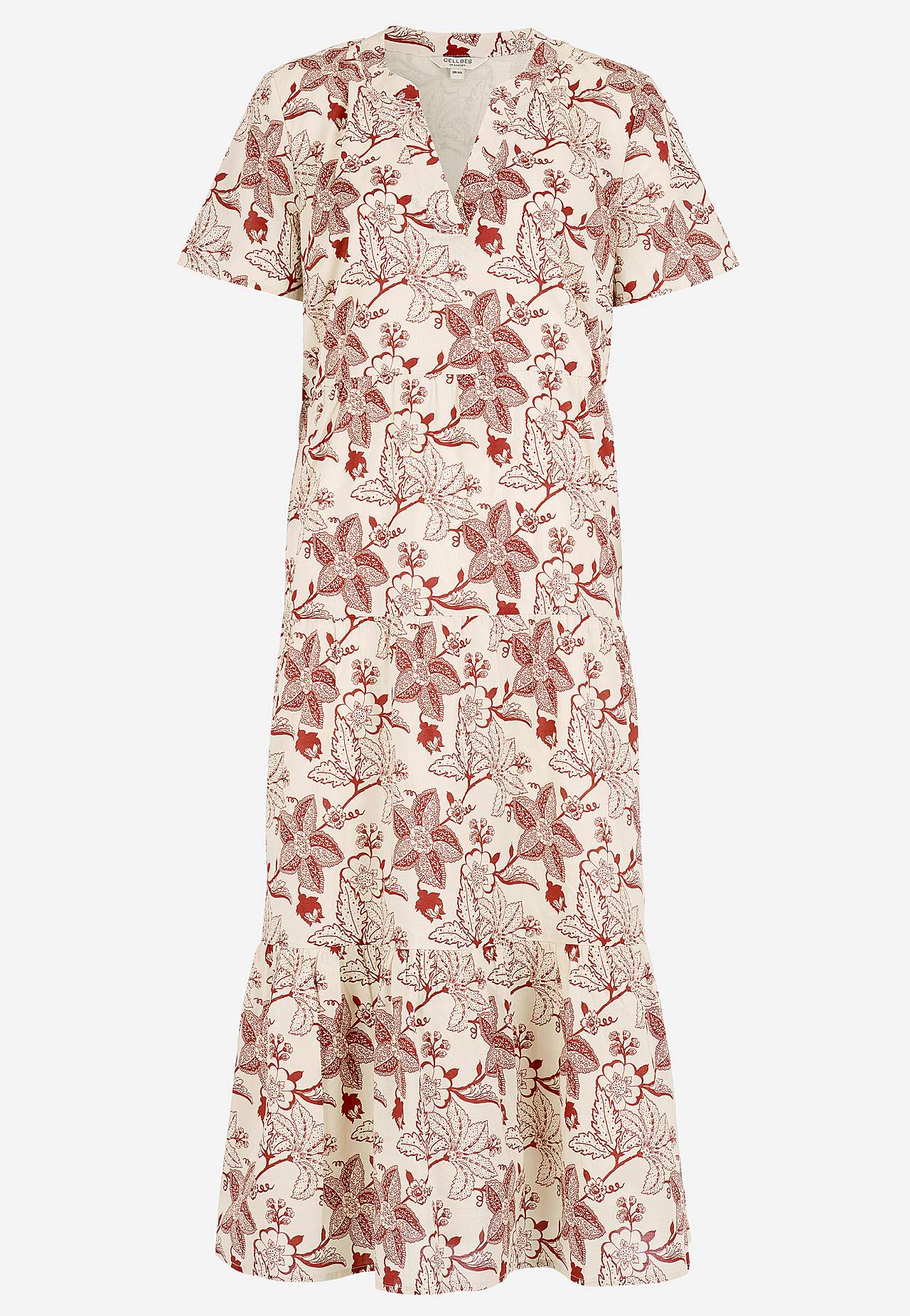 Bavlněné šaty s volánem