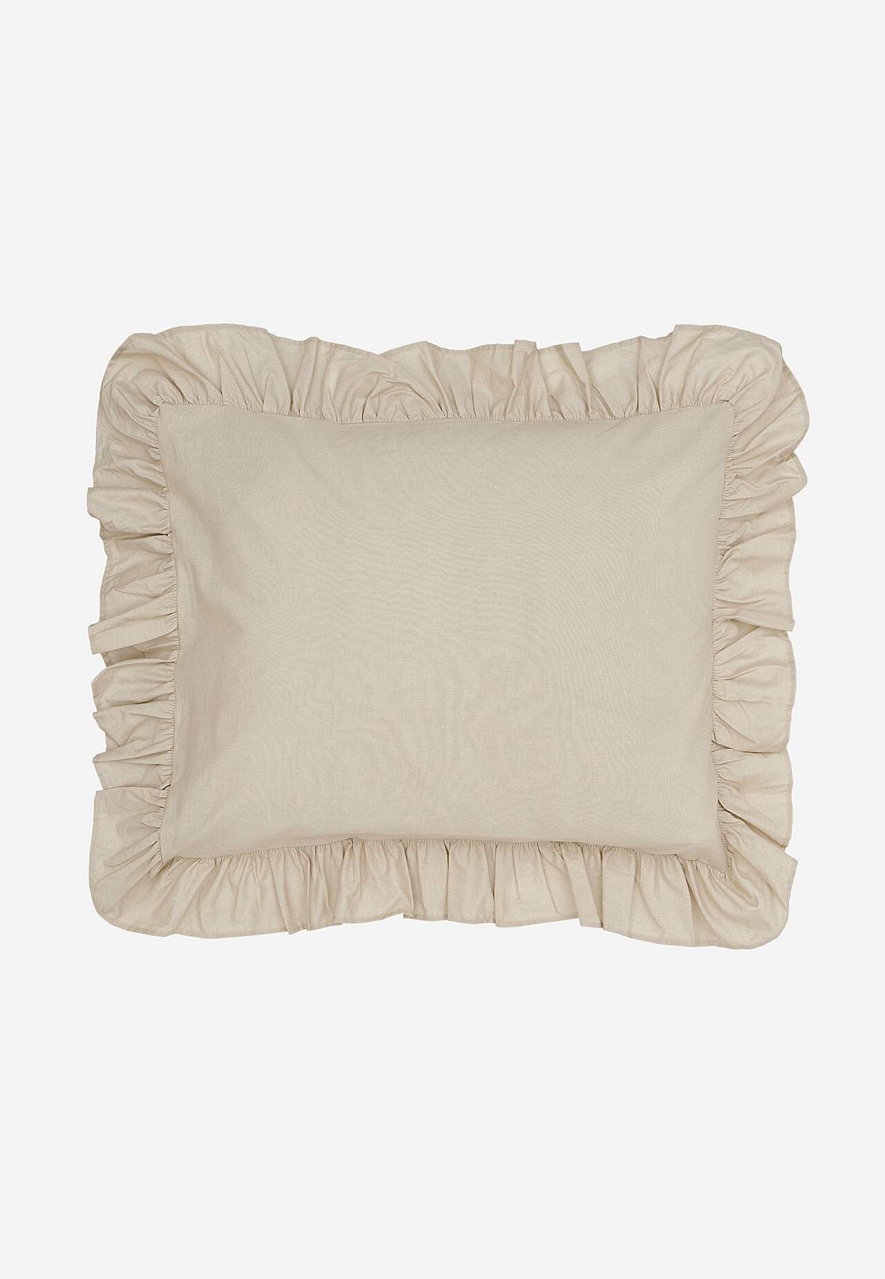 Povlak na polštář s volánem 50x60 cm Organická bavlna 2 kusy