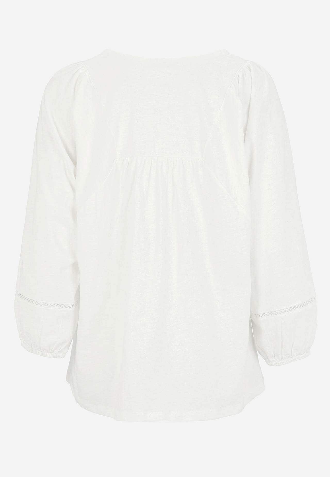 Žerzejový top s boho stylem