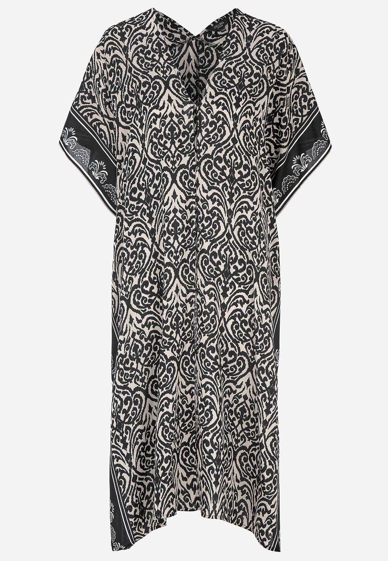 Plážový kaftan s knoflíky