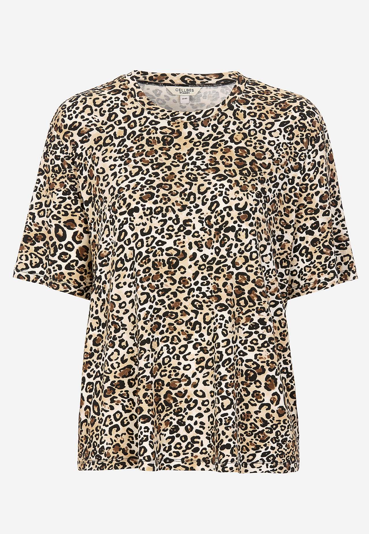 Leopardí žerzejový top