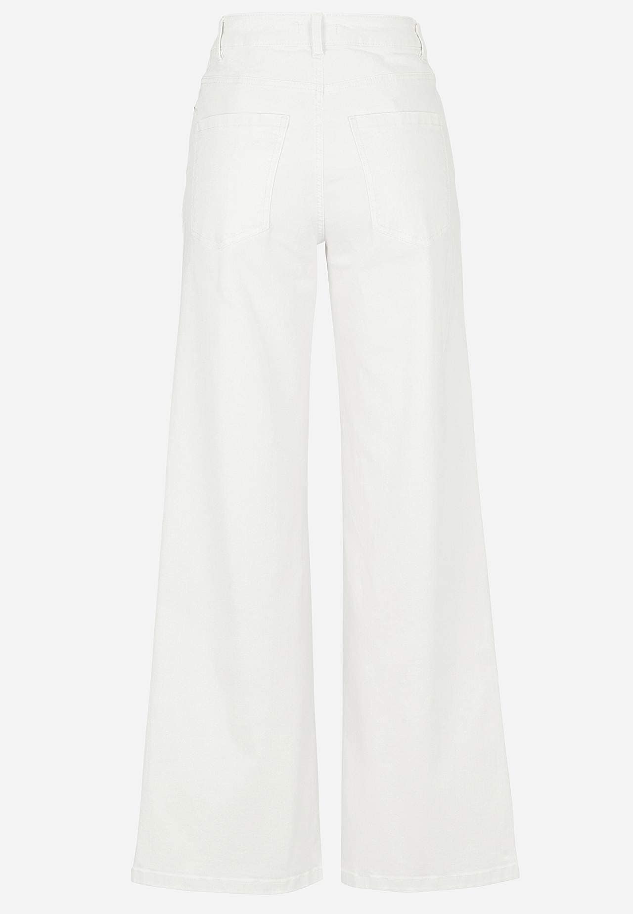 Široké a dlouhé džíny s vysokým pasem Renata