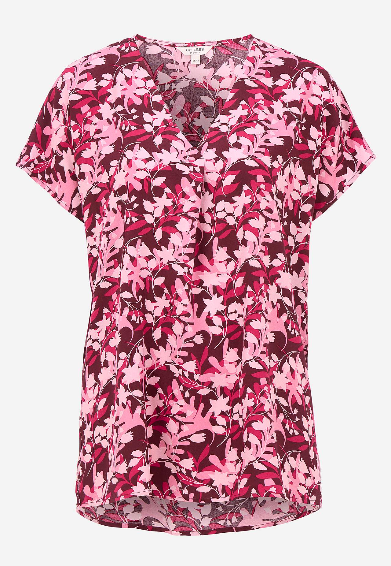 Tkaná tunika s výstřihem ve tvaru V