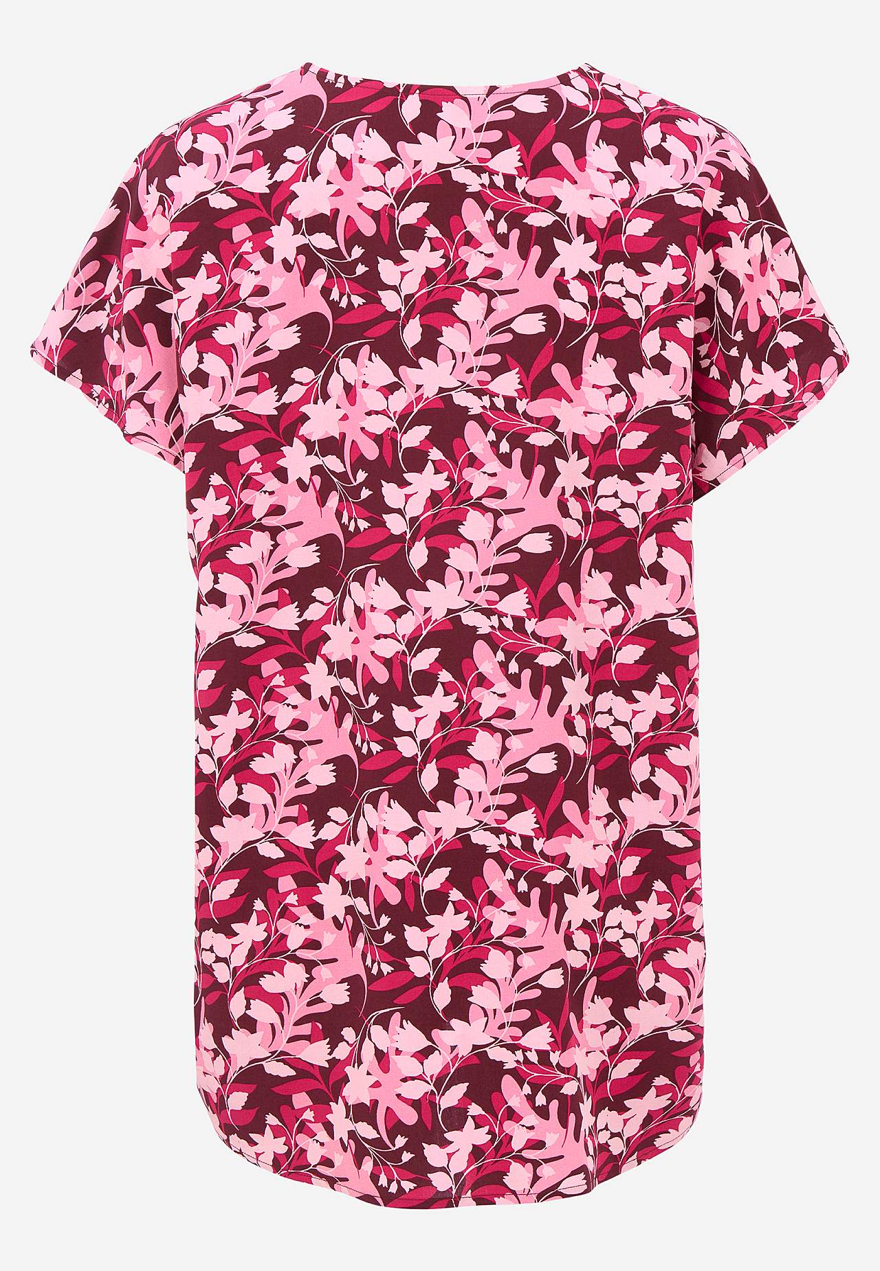 Tkaná tunika s výstřihem ve tvaru V