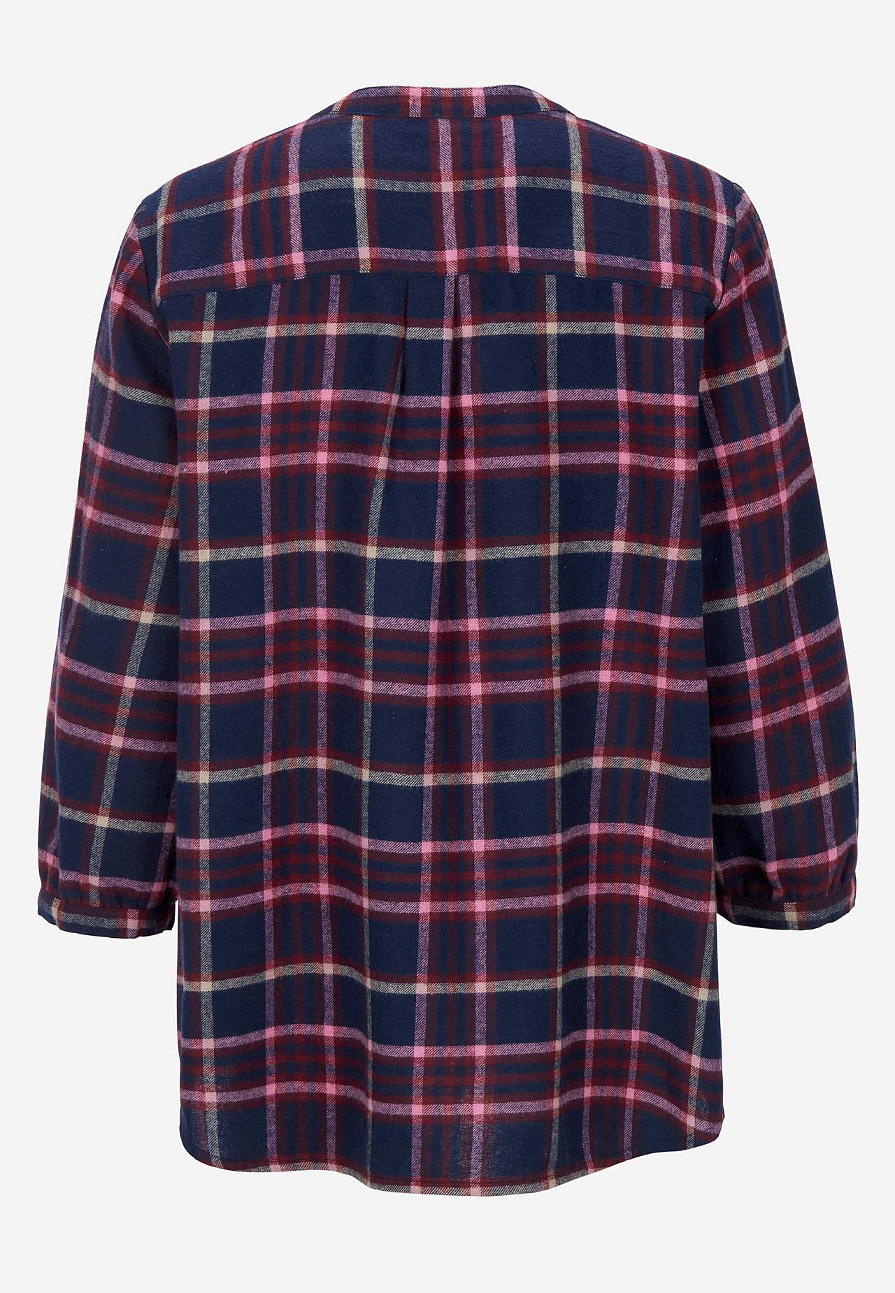 Blůza z flanelu s náprsní kapsou