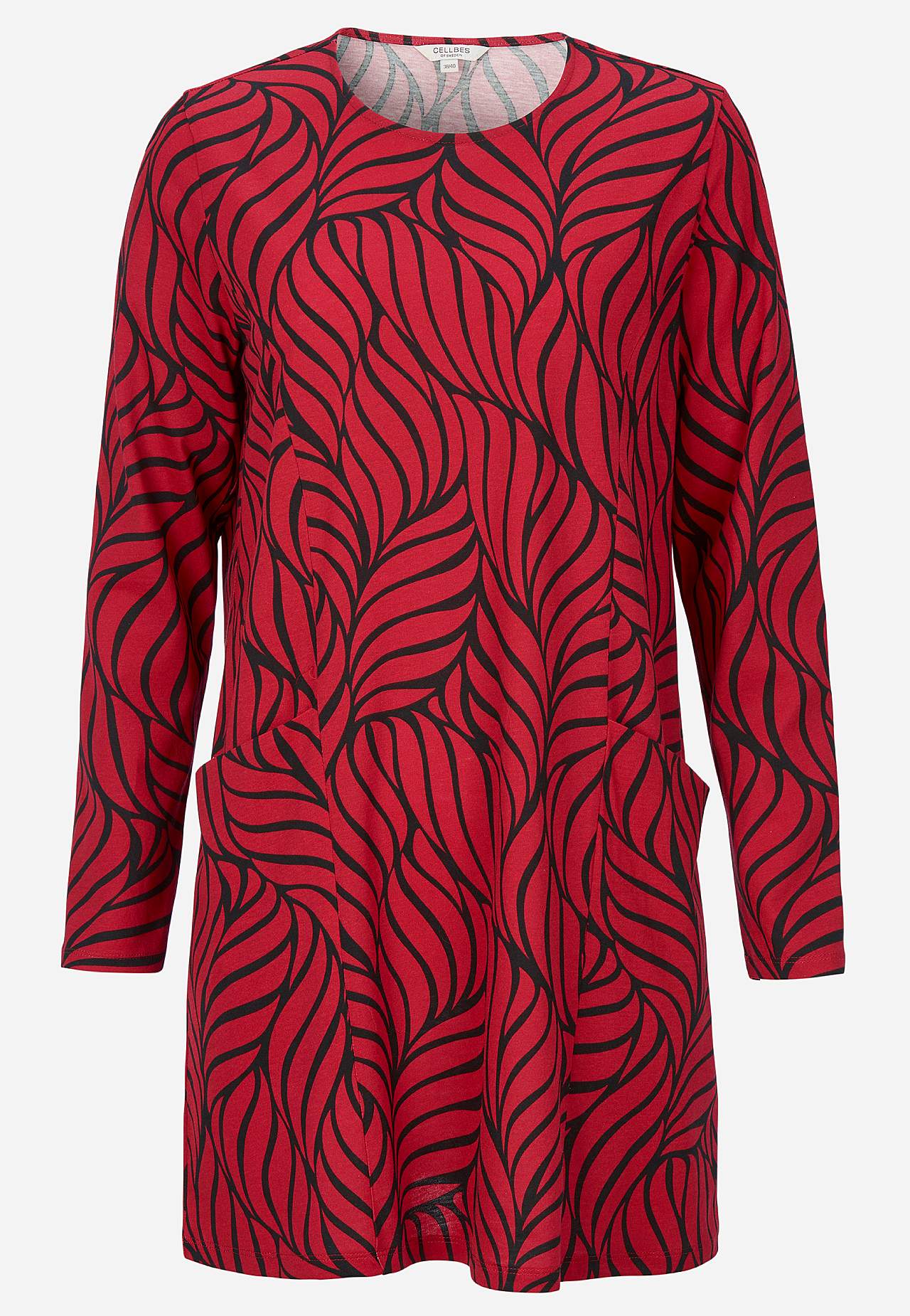 Žerzejová tunika s kapsami