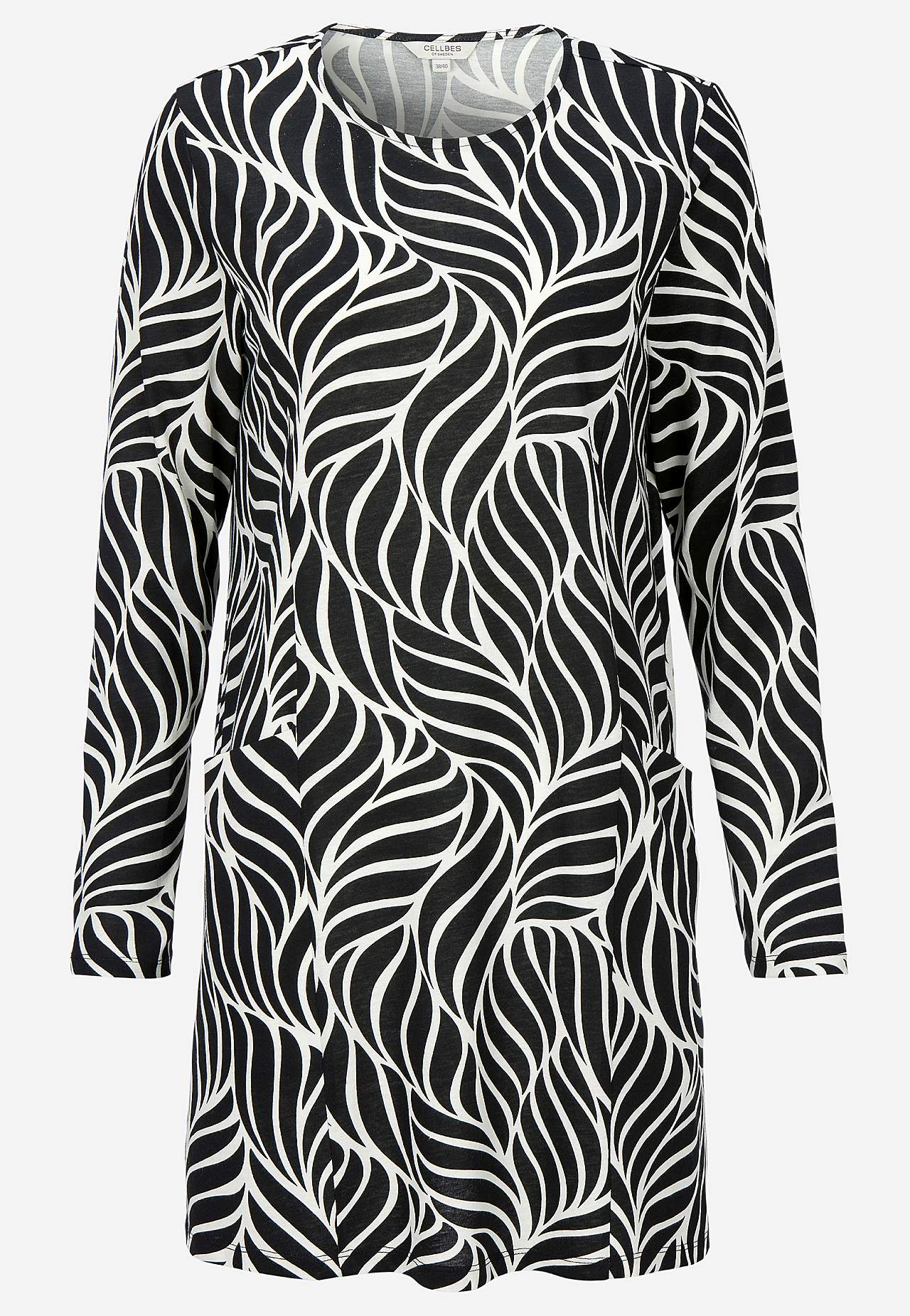 Žerzejová tunika s kapsami