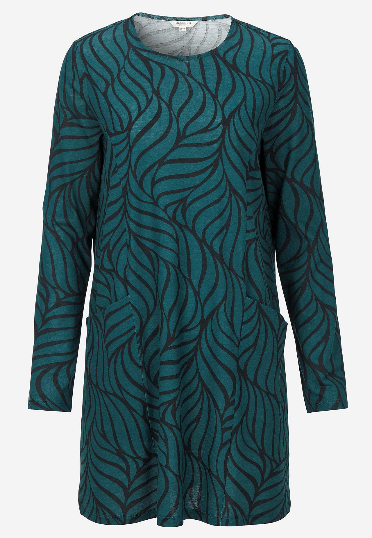 Žerzejová tunika s kapsami