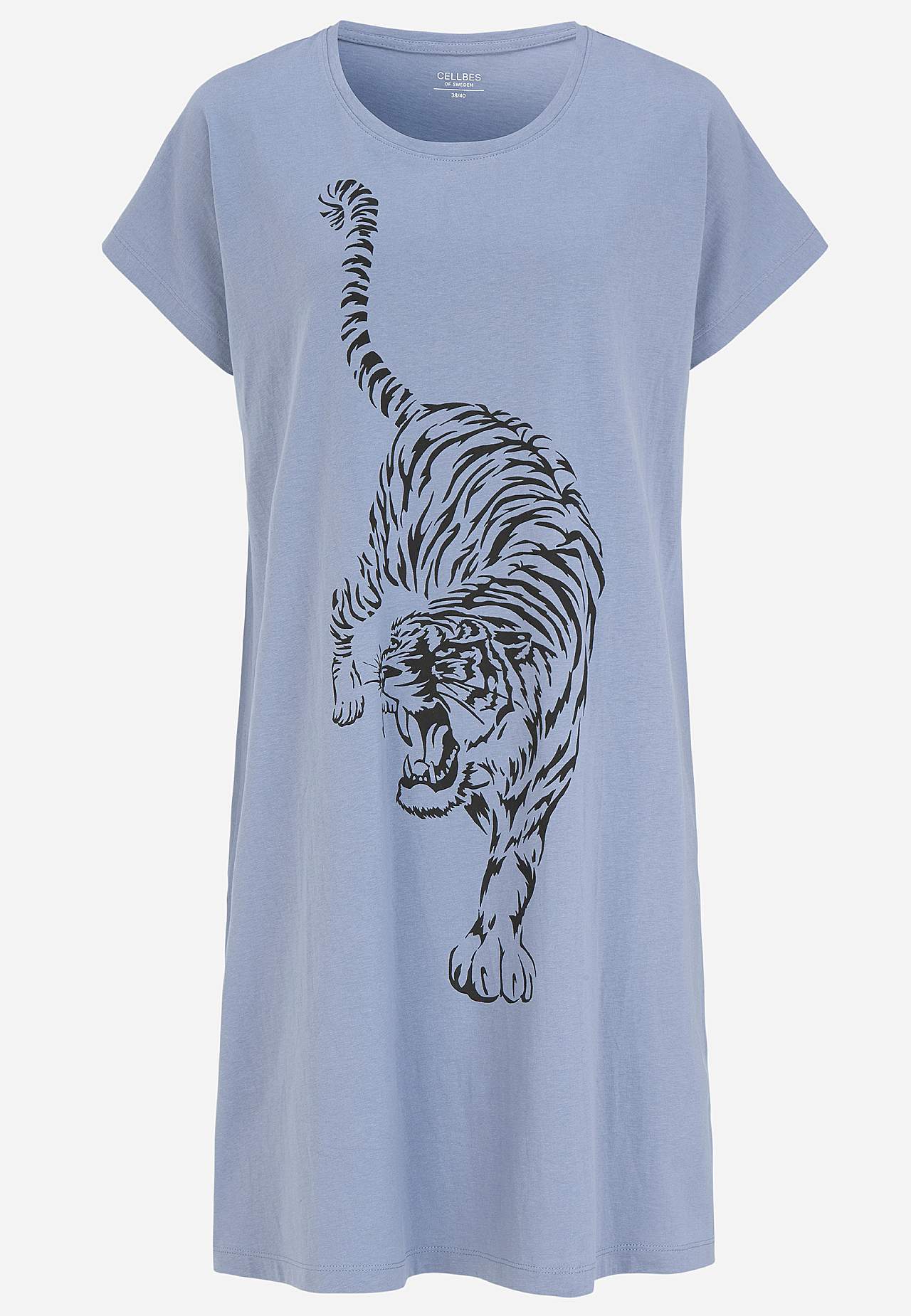 Vzorovaná noční košilka z bavlny 2 kusy