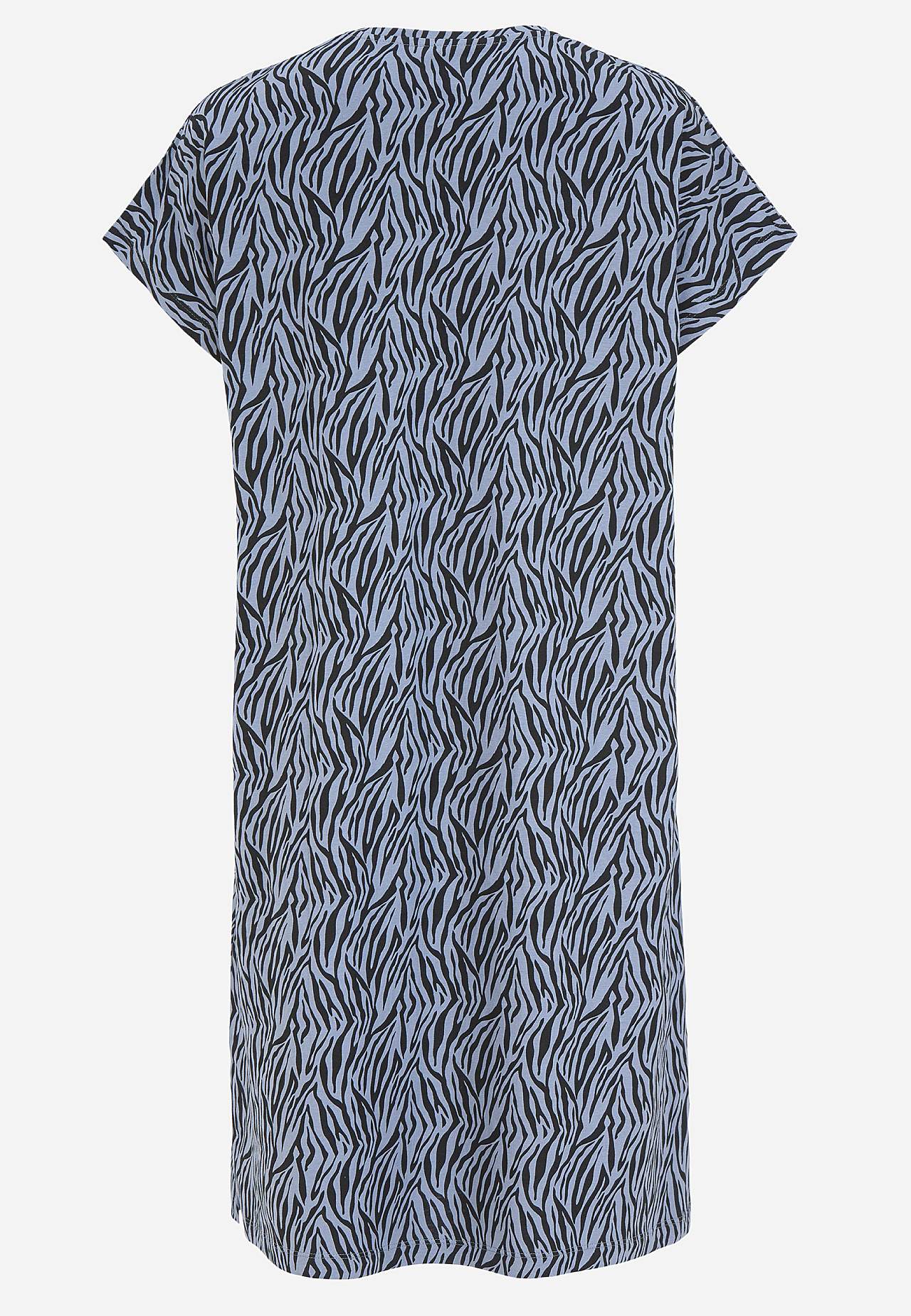 Vzorovaná noční košilka z bavlny 2 kusy