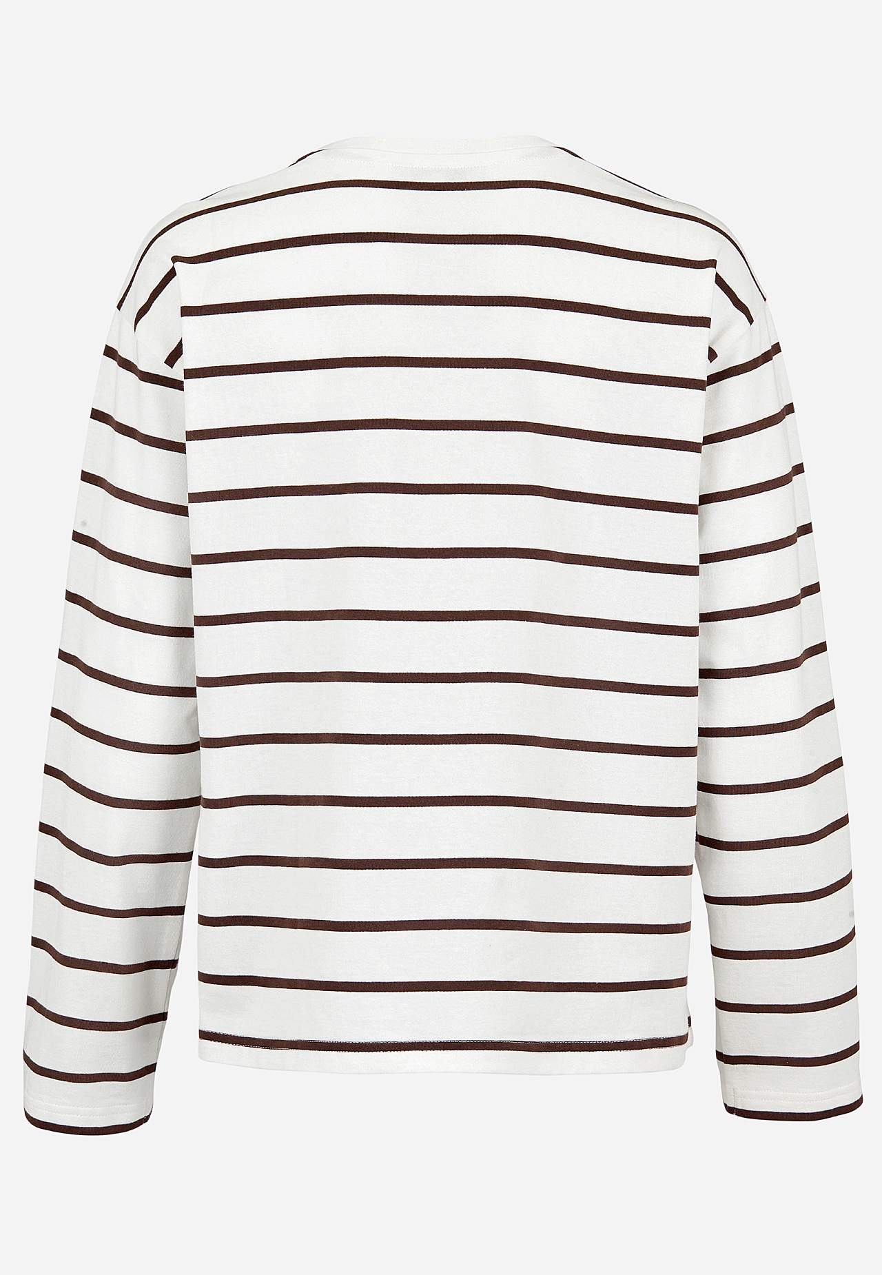 Pruhovaný žerzejový top z bio bavlny