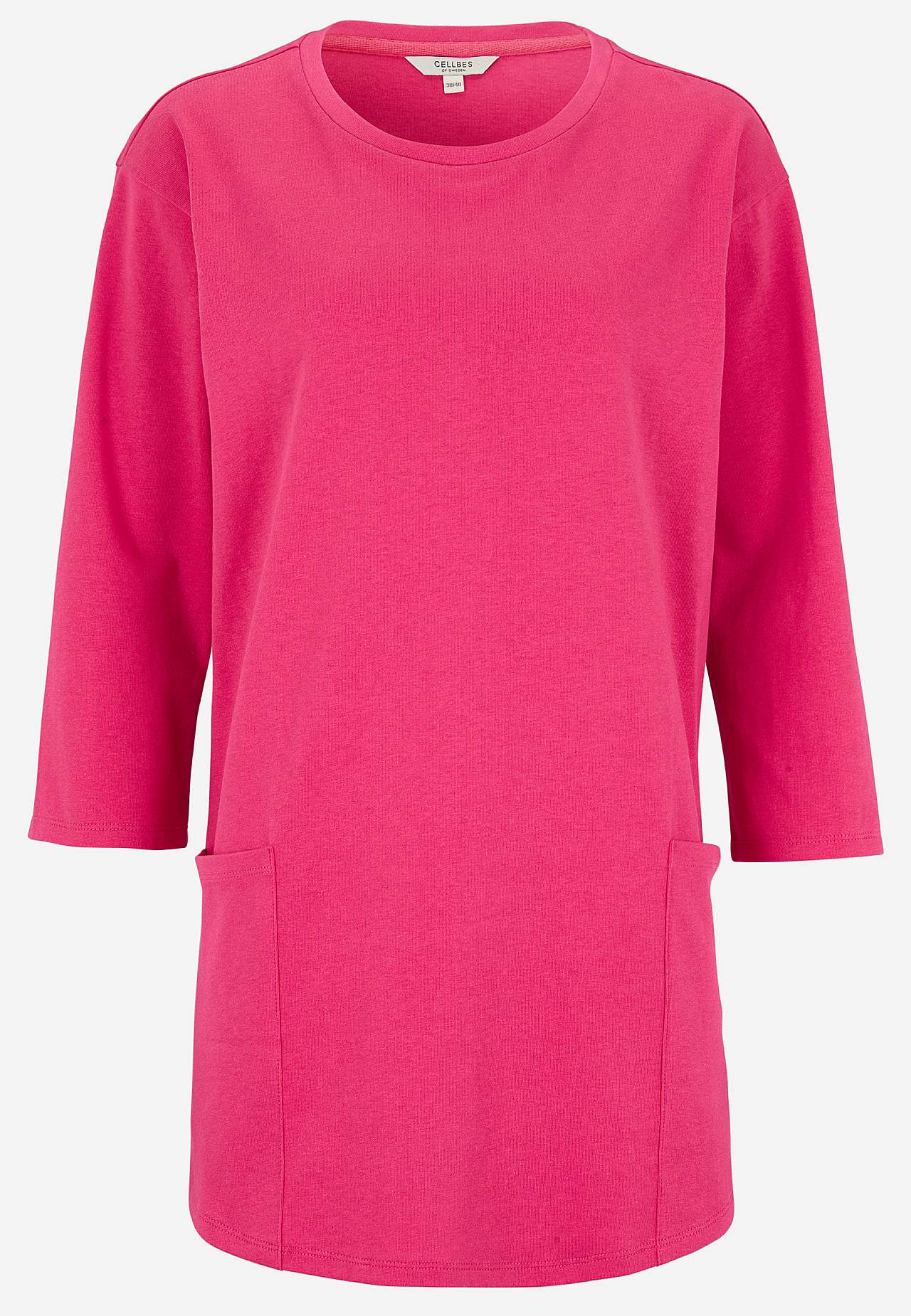 Žerzejová tunika z bio bavlny s kapsami