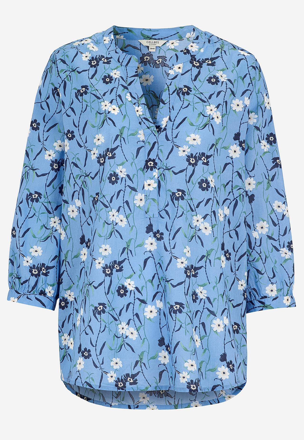 Tkaná tunika s květinovým vzorem